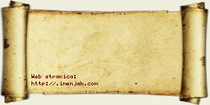 David Medaković vizit kartica